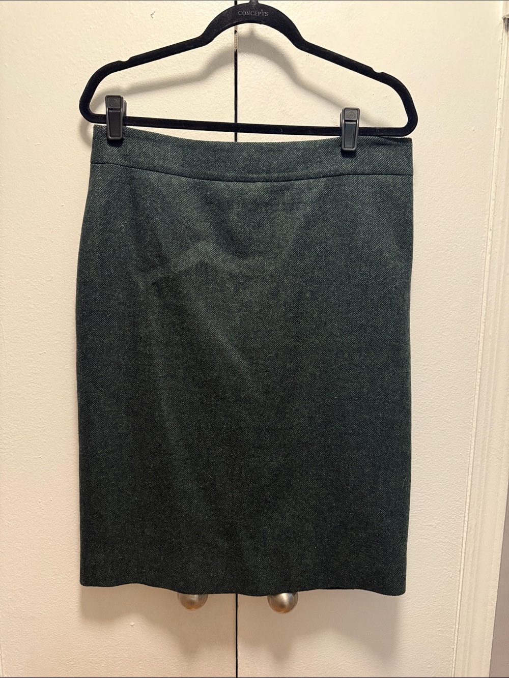 J. Crew Forest Green Pencil Skirt